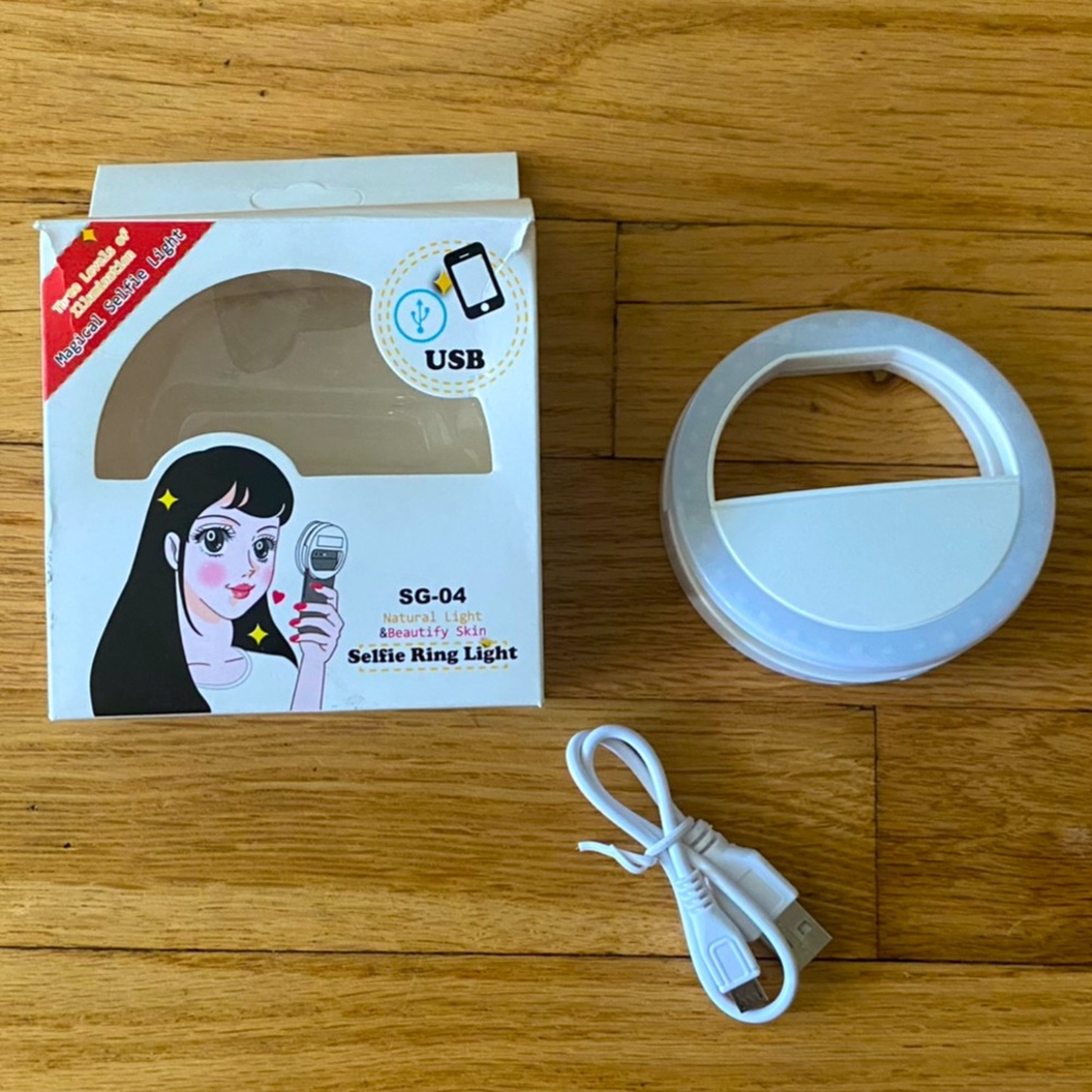 Clip-On Selfie Ring Light, Camera Ring Light